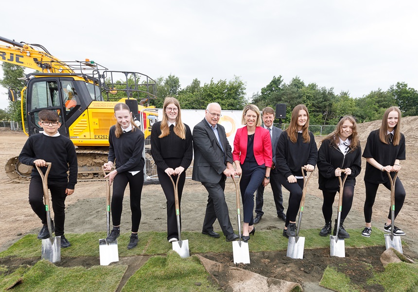 Work starts on new South West Fife high school Scottish Construction Now